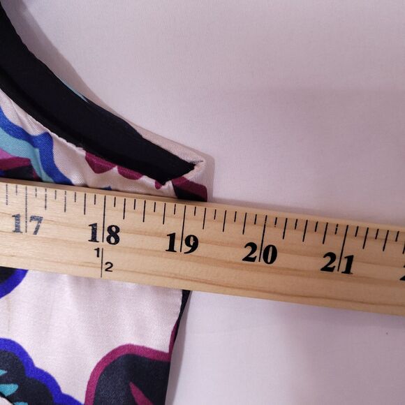 Nanette Lepore Dress 10 Multi Color Sheath Oasis Mosaic NWT - Picture 11 of 11